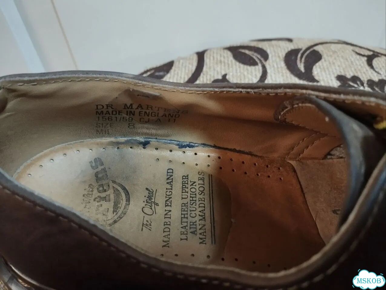 Винтаж Dr Martens 1561 made in England 90-е фото 4