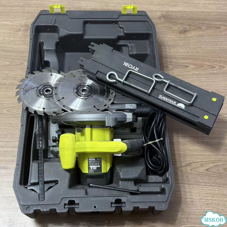 Дисковая пила Ryobi RCS 1400 + Направляющая шина фото 1