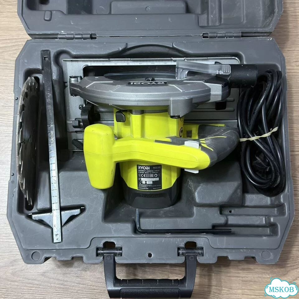 Дисковая пила Ryobi RCS 1400 + Направляющая шина фото 2