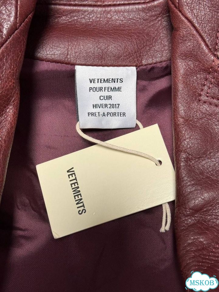 Подиумный Кожаный Плащ Vetements фото 10