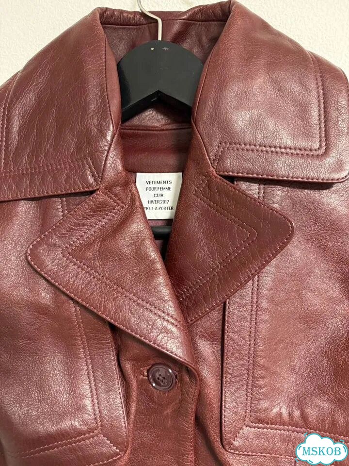 Подиумный Кожаный Плащ Vetements фото 3
