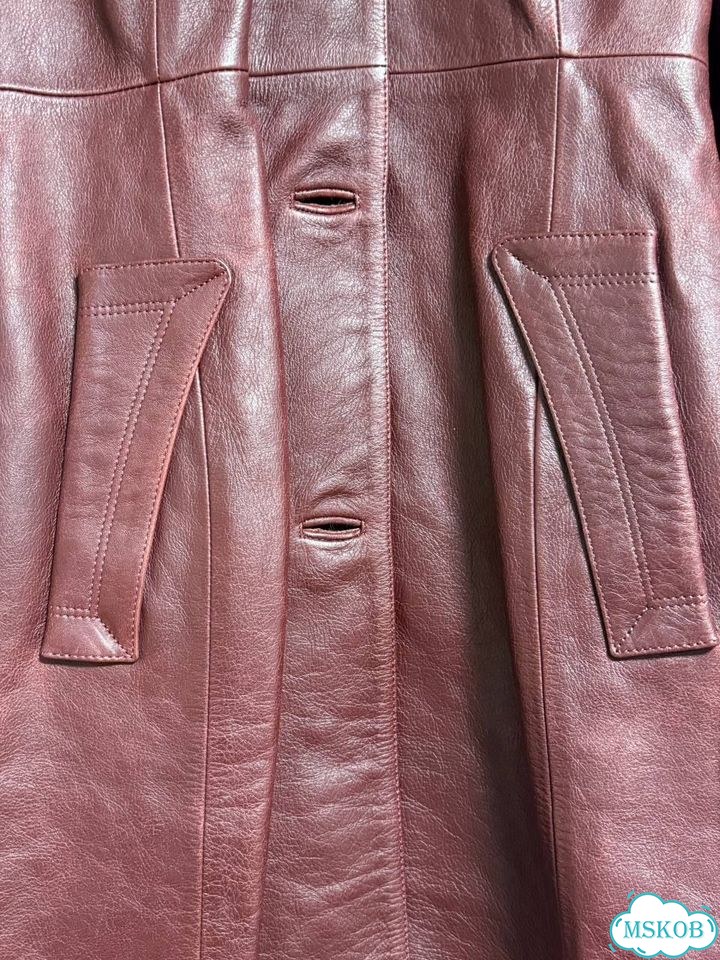 Подиумный Кожаный Плащ Vetements фото 4
