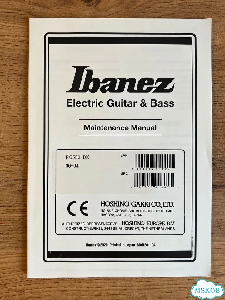 Новая. Электрогитара Ibanez RG550 BK Япония фото 9
