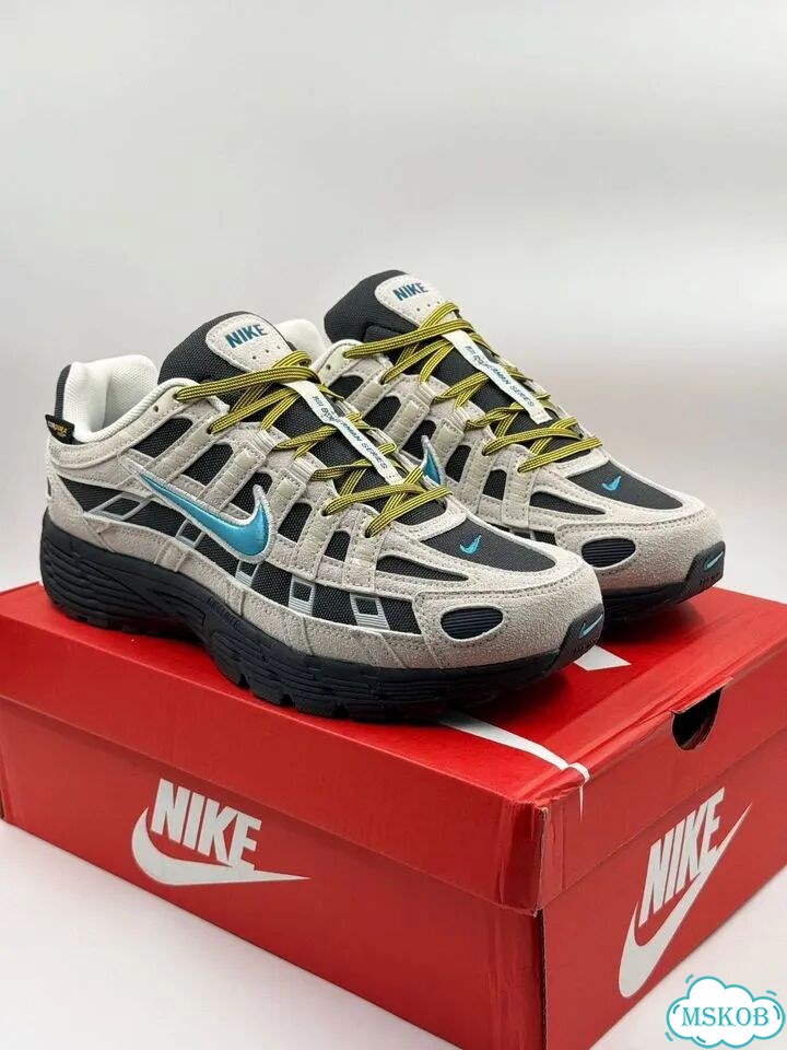 Кроссовки Nike P-6000 серые фото 2