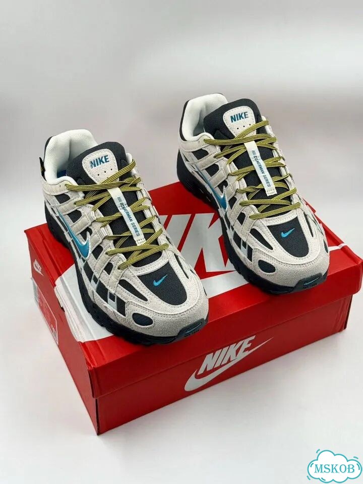Кроссовки Nike P-6000 серые фото 5
