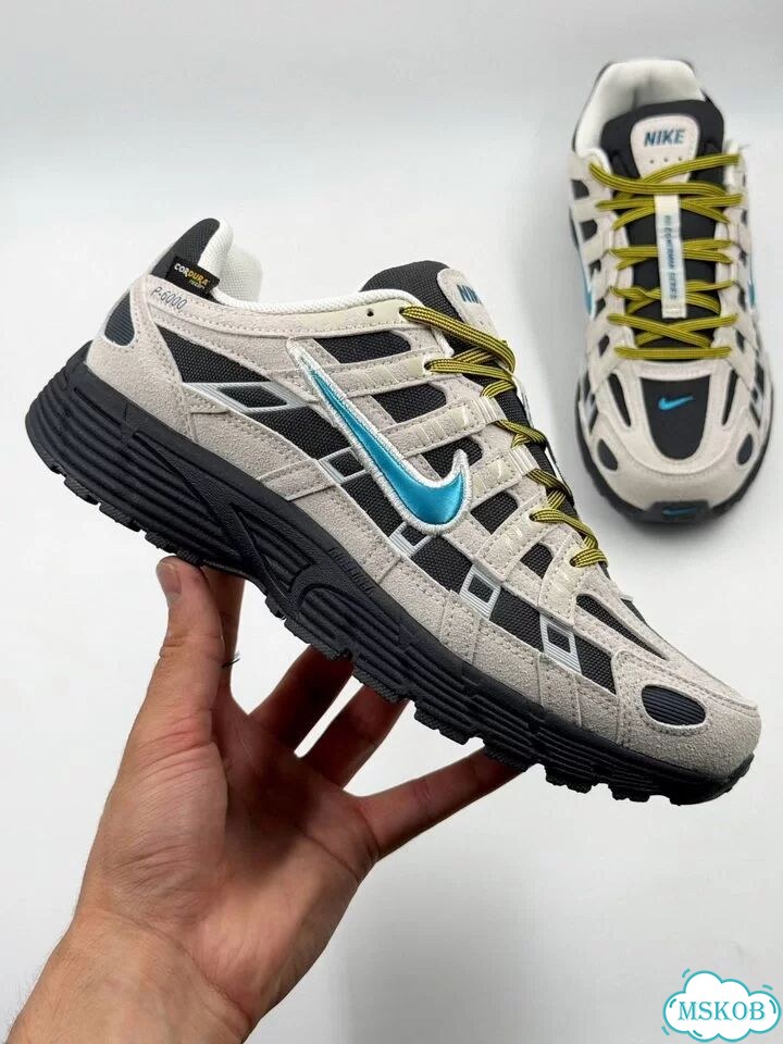 Кроссовки Nike P-6000 серые фото 6