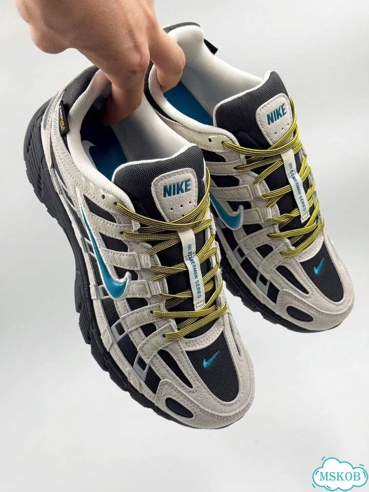 Кроссовки Nike P-6000 серые фото 7