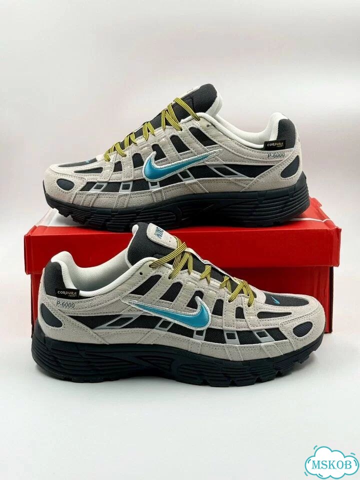 Кроссовки Nike P-6000 серые фото 8