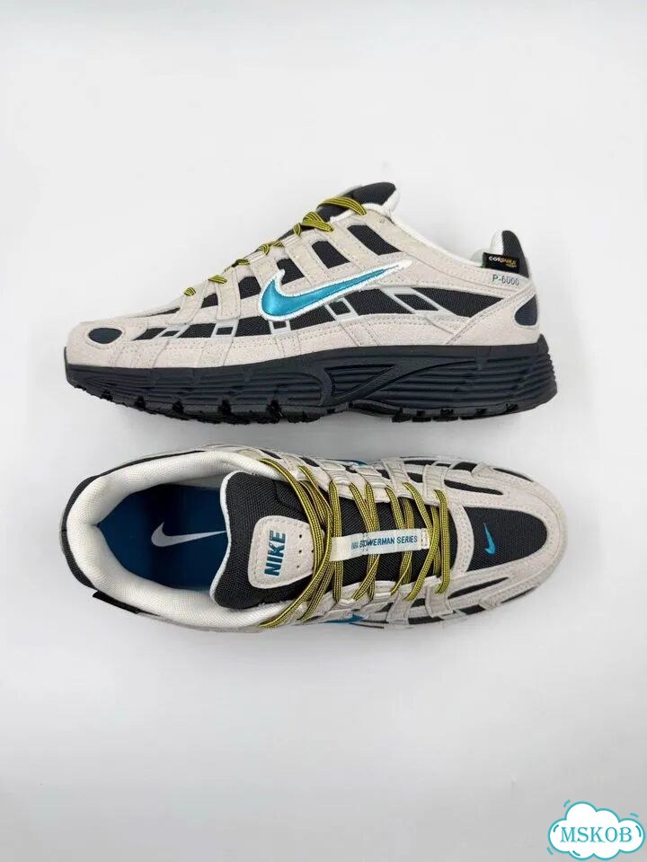 Кроссовки Nike P-6000 серые фото 9