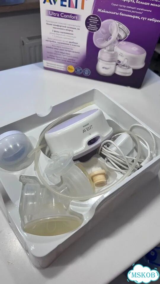 Молокоотсос philips avent электрический фото 1