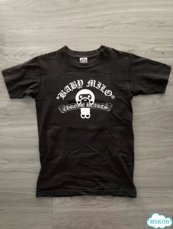 Футболка A Bathing Ape x Chrome Hearts Baby Milo фото 1
