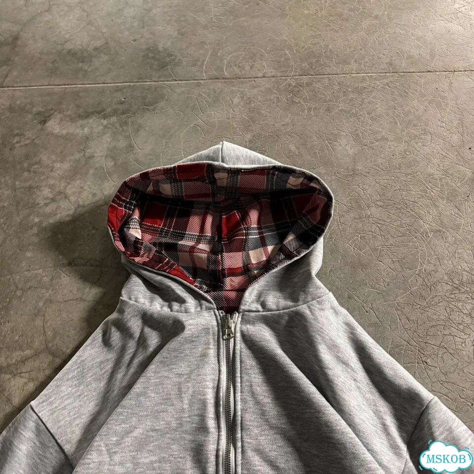 Зип Худи в Клетку Burberry type фото 2