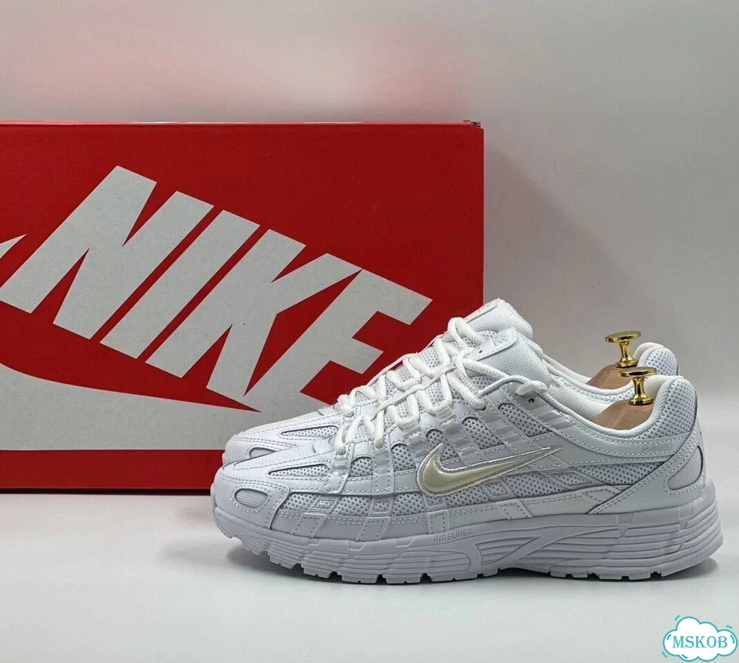 Кроссовки Nike P-6000 белые фото 9