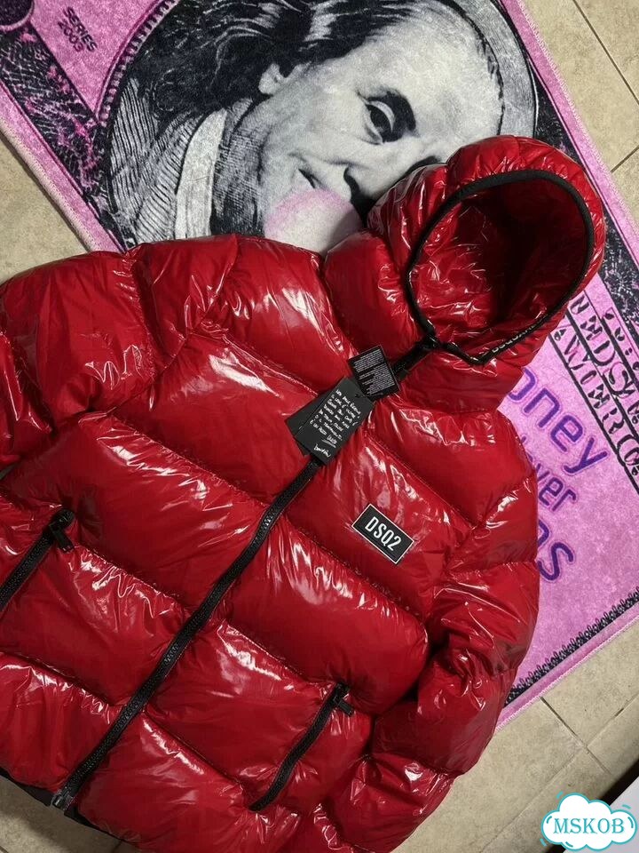Пуховик dsquared2 красный Турция фото 4