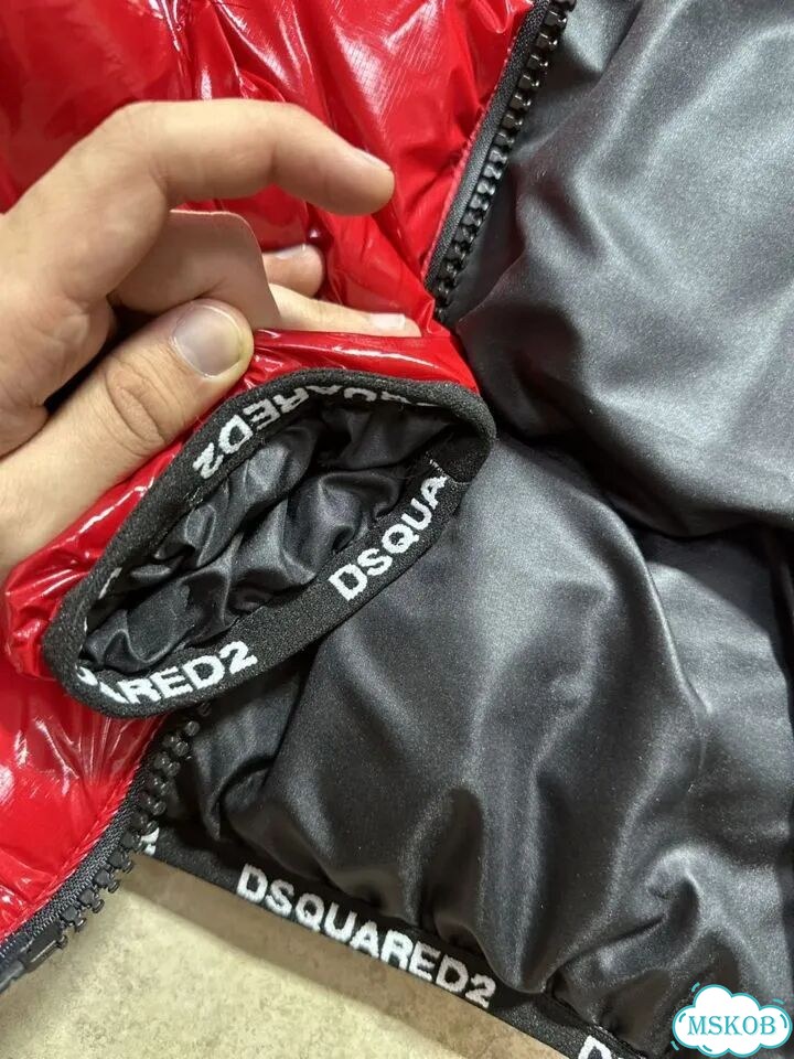 Пуховик dsquared2 красный Турция фото 8
