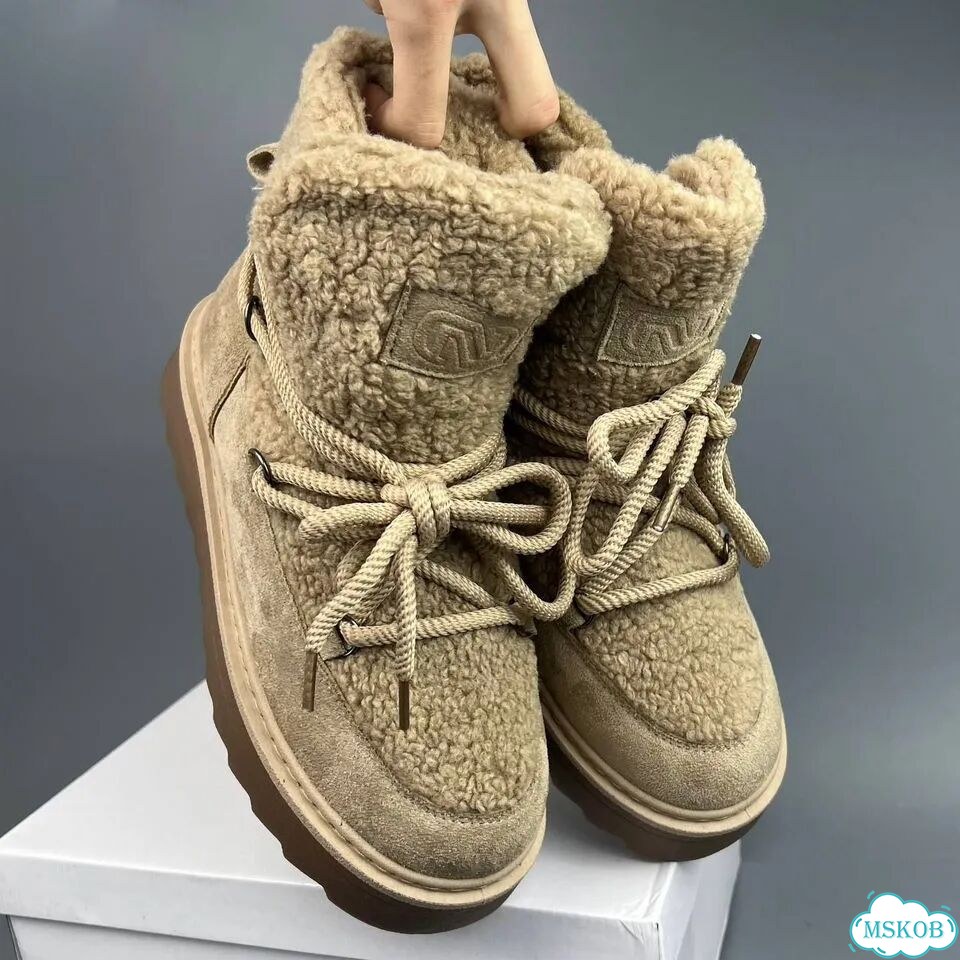 Moon Boot Icon Snow Boot Beige Brown фото 3