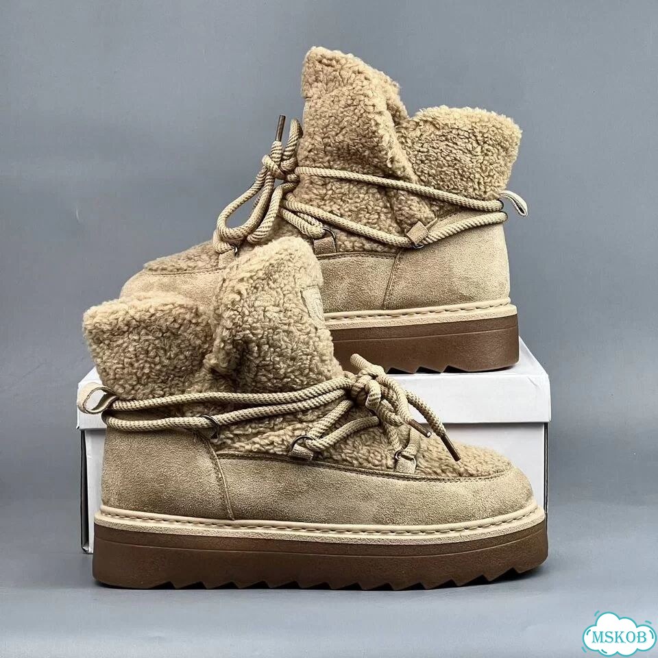 Moon Boot Icon Snow Boot Beige Brown фото 5