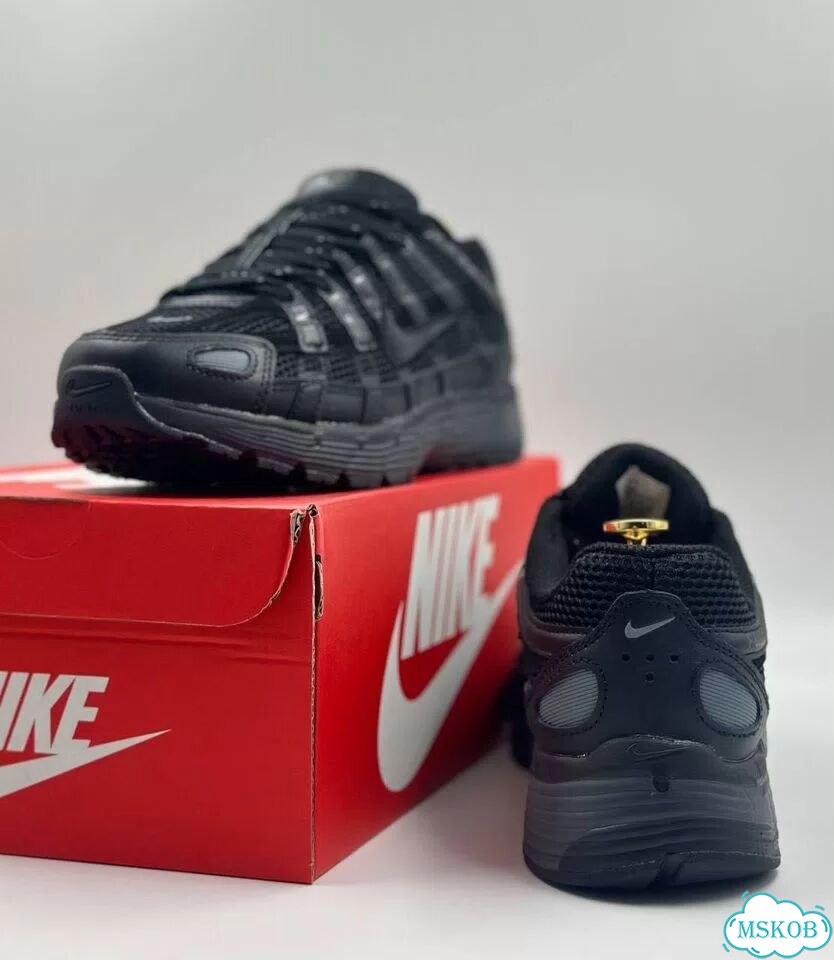 Кроссовки Nike P-6000 черные фото 8