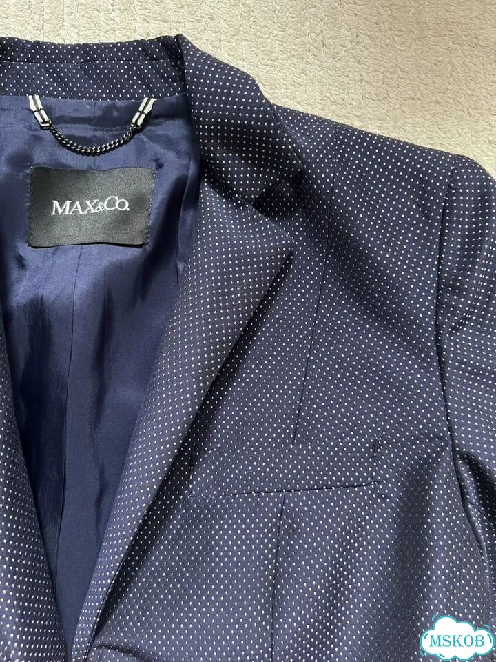 Фиолетовый приталенный пиджак-жакет Max&Co (Италия фото 4