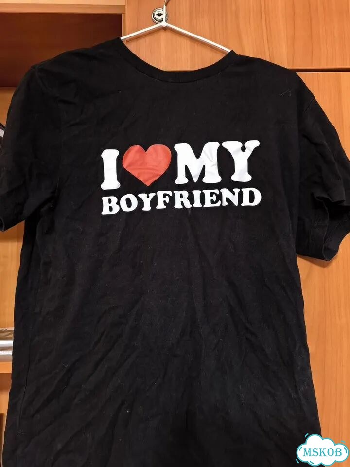 Футболка I love my boyfriend фото 1