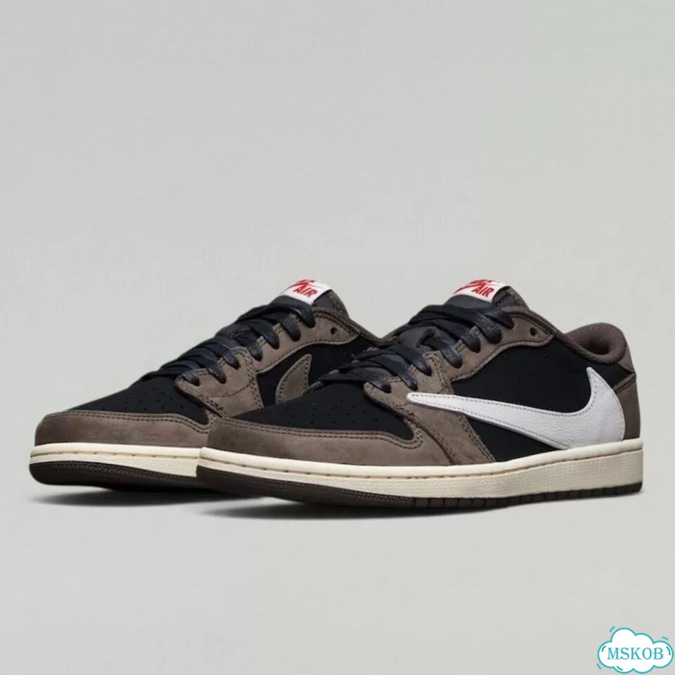 Travis Scott x Jordan 1 Low Mocha фото 2