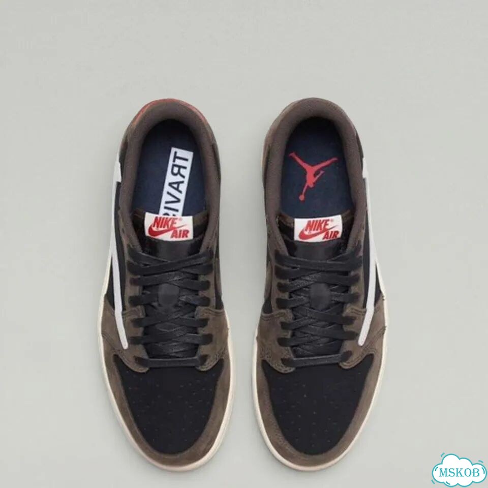 Travis Scott x Jordan 1 Low Mocha фото 3