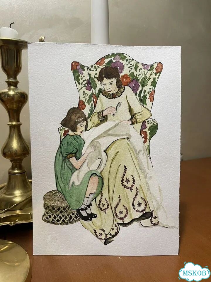 Картина акварель фото 1