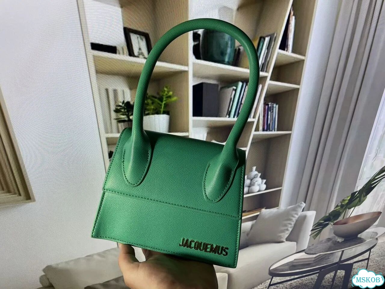 Сумка jacquemus кросс-боди зеленая аквамарин фото 2