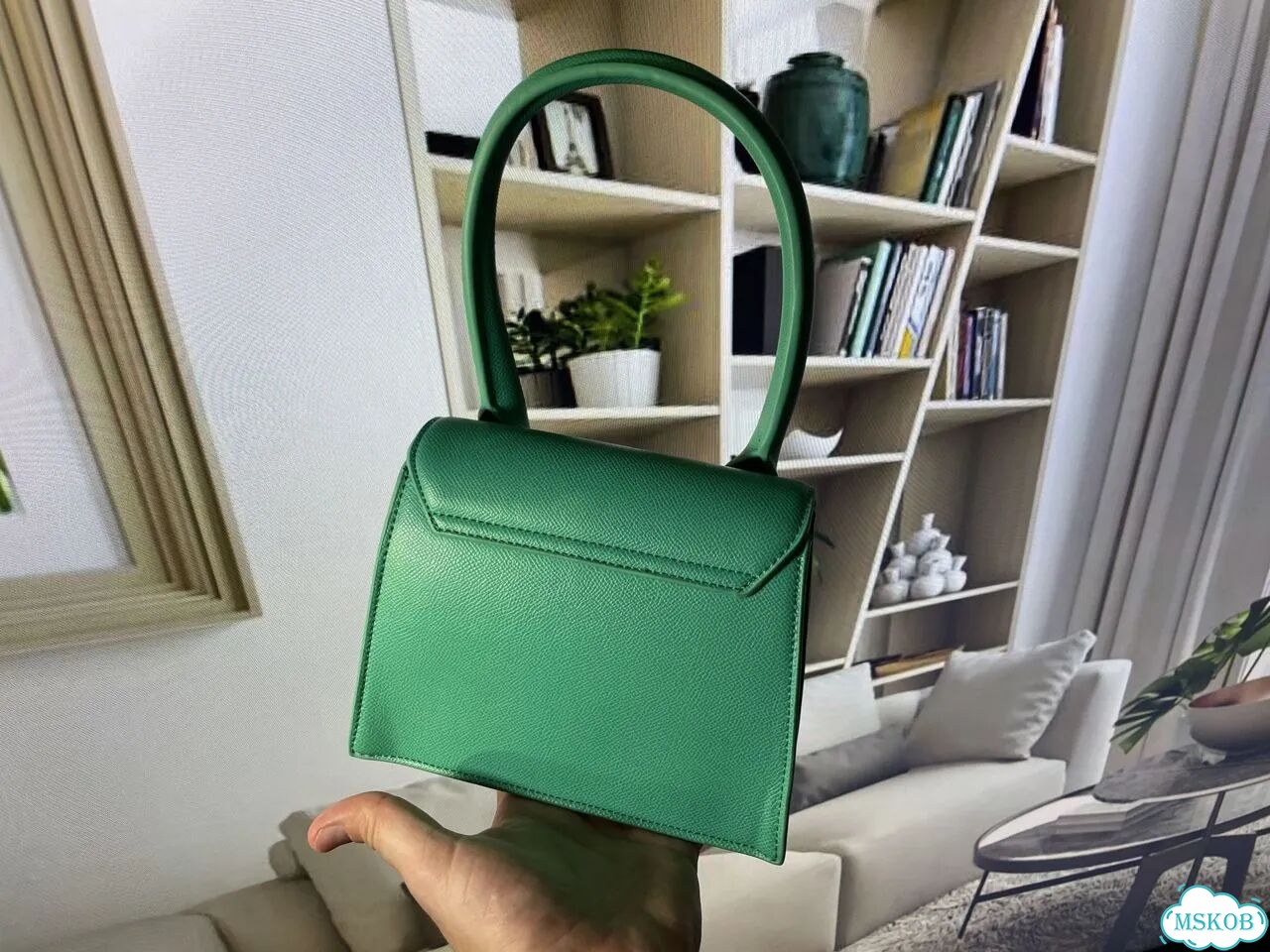 Сумка jacquemus кросс-боди зеленая аквамарин фото 5