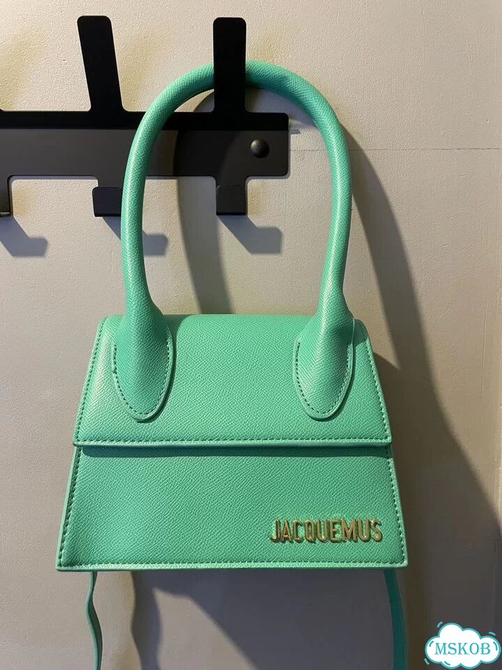 Сумка jacquemus кросс-боди зеленая аквамарин фото 7