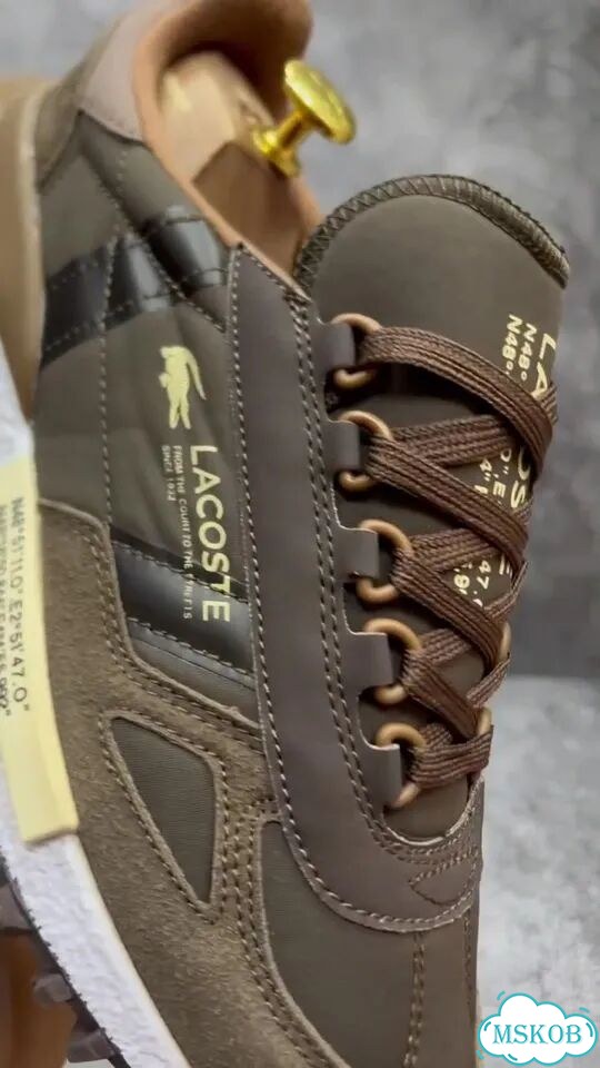 Кроссовки мужские lacoste зеленые фото 1
