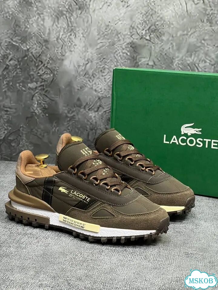 Кроссовки мужские lacoste зеленые фото 5