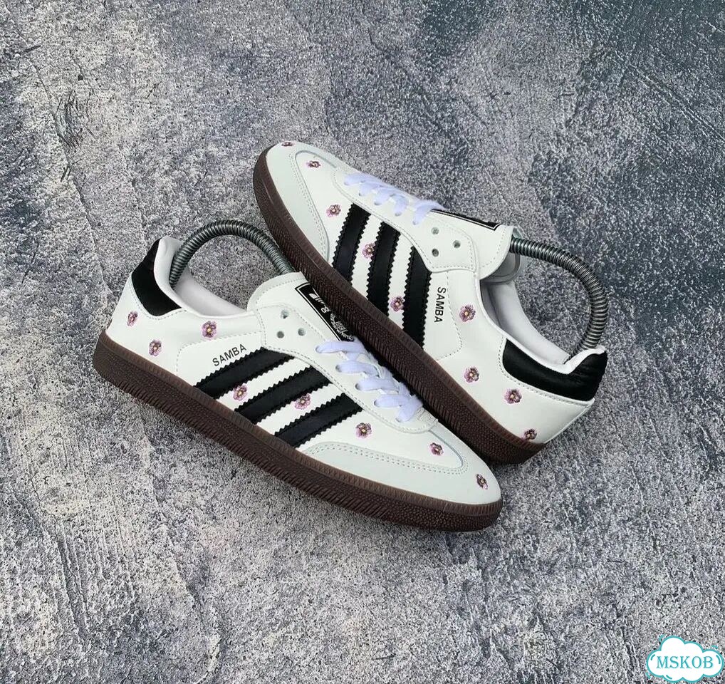 Adidas Samba OG Purple Floral Оригинал, женские фото 1