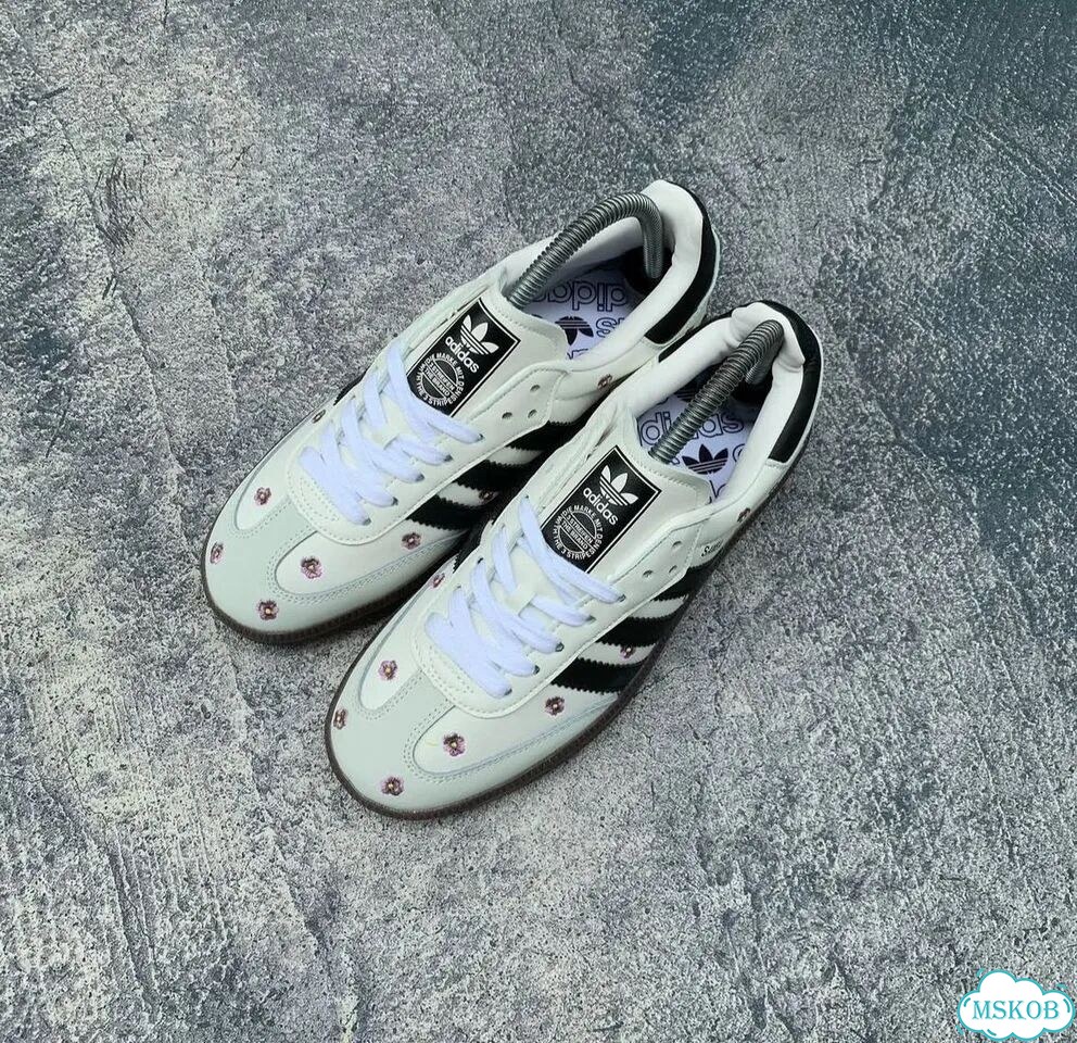 Adidas Samba OG Purple Floral Оригинал, женские фото 2