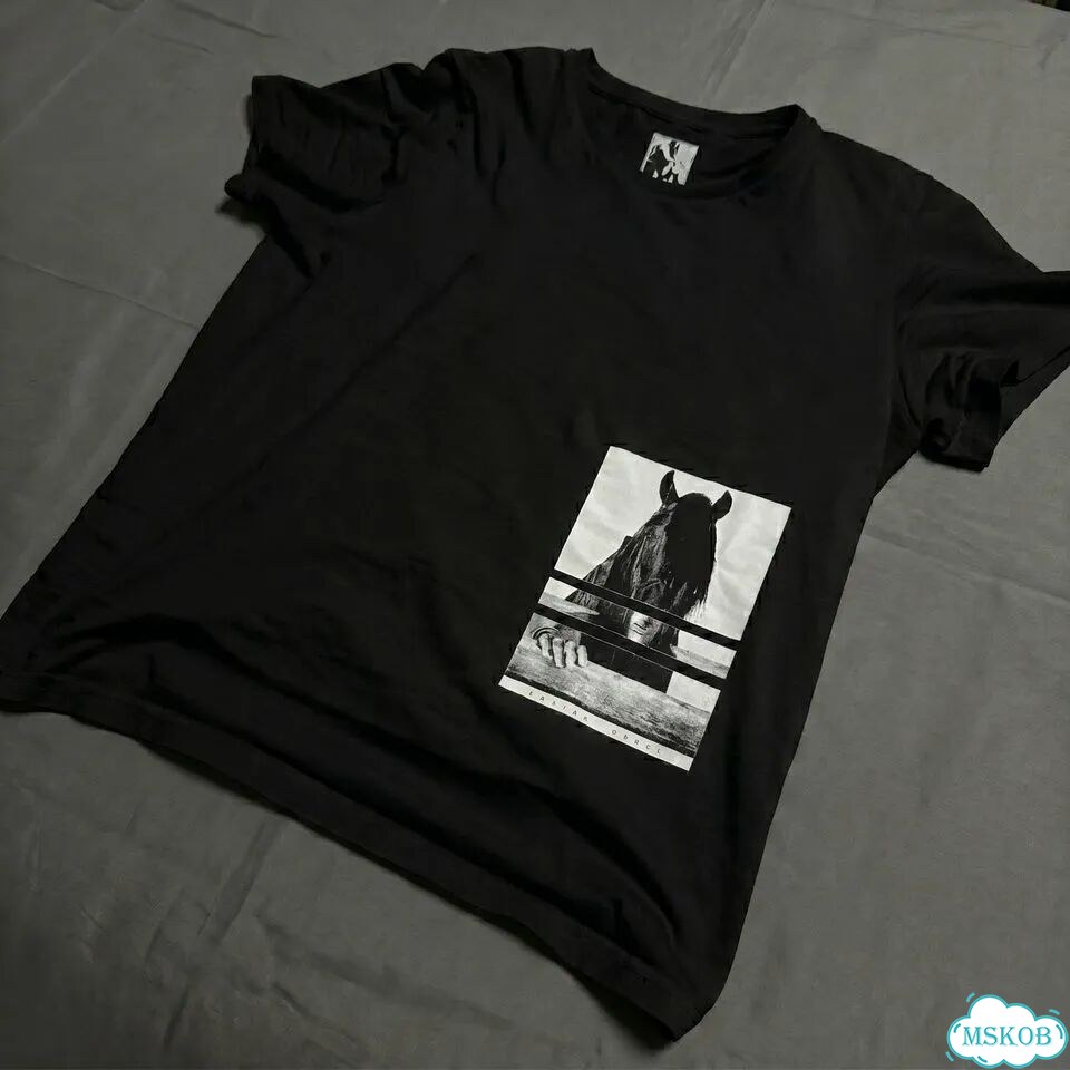 Футболка Rick Owens FW15 Horsehead Print tee фото 1