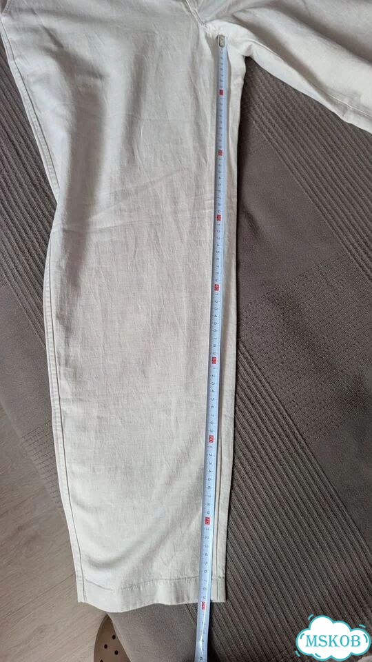 Новые льняные брюки мужские Uniqlo фото 6