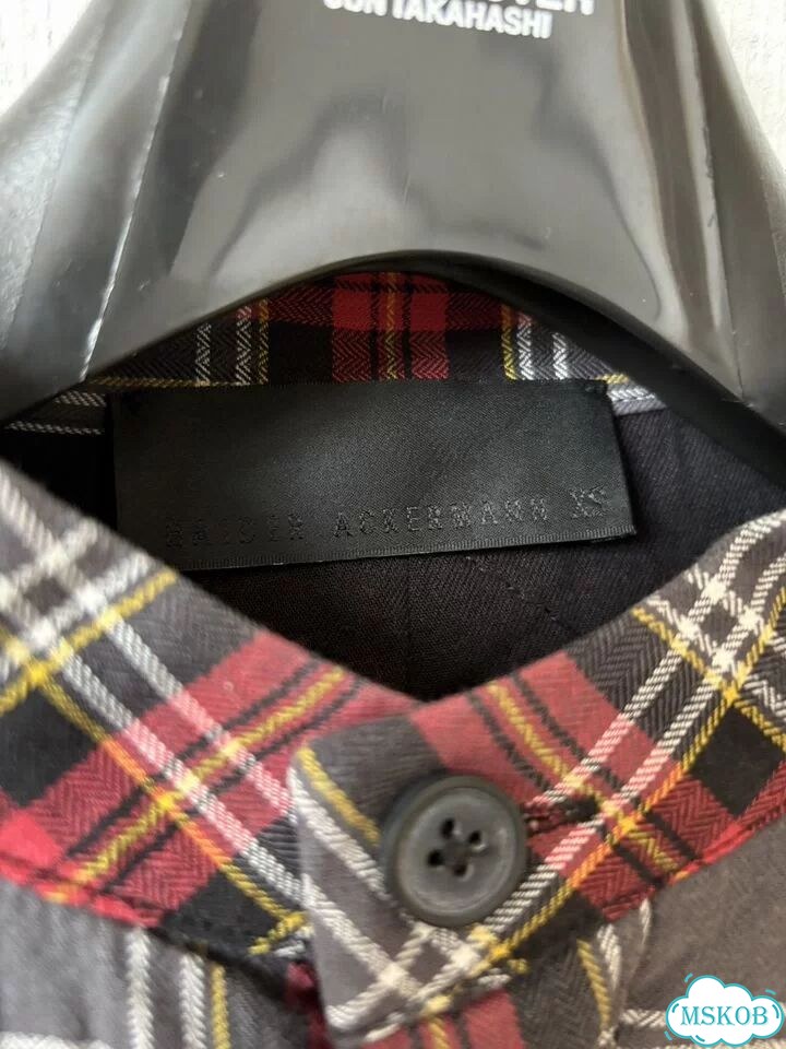 Haider Ackermann Checked Shirt Jacket фото 4