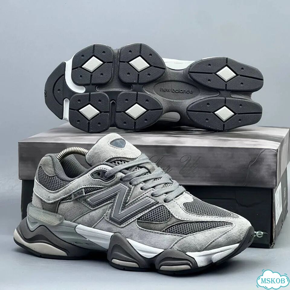 New Balance 9060 Grey White фото 2