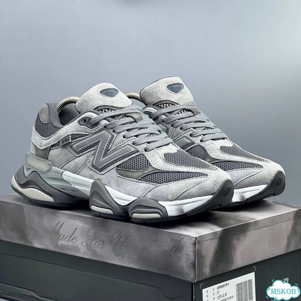 New Balance 9060 Grey White фото 3