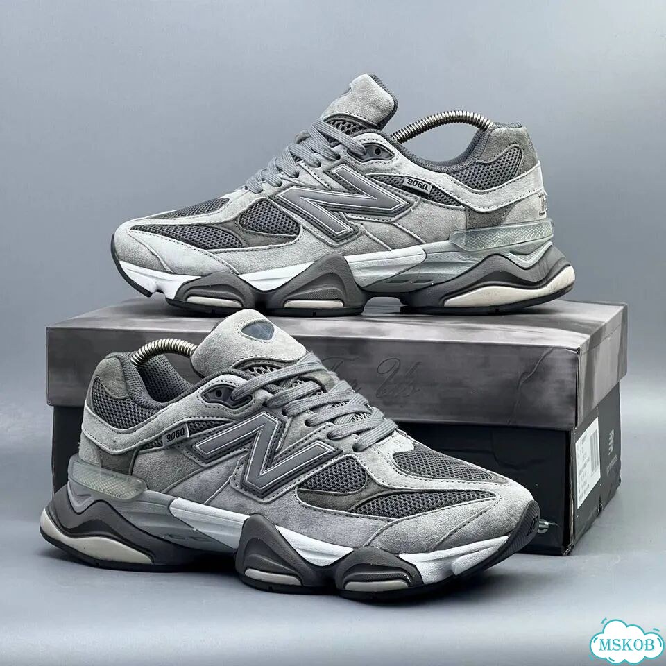 New Balance 9060 Grey White фото 5