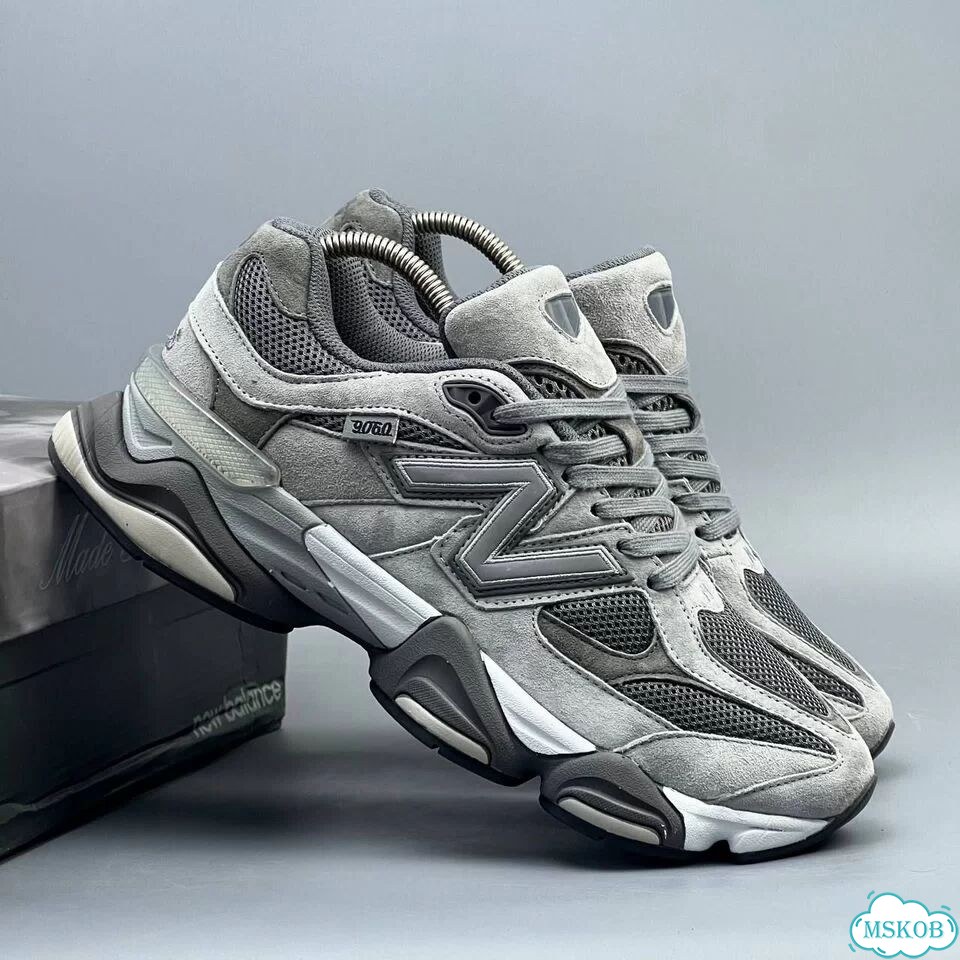 New Balance 9060 Grey White фото 6
