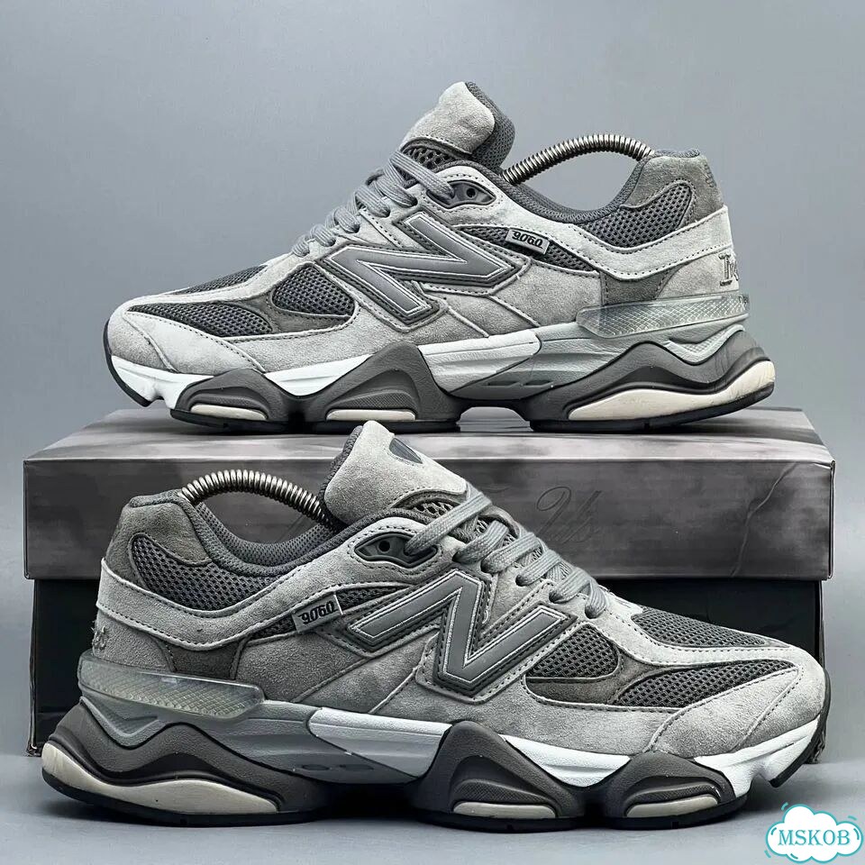 New Balance 9060 Grey White фото 7