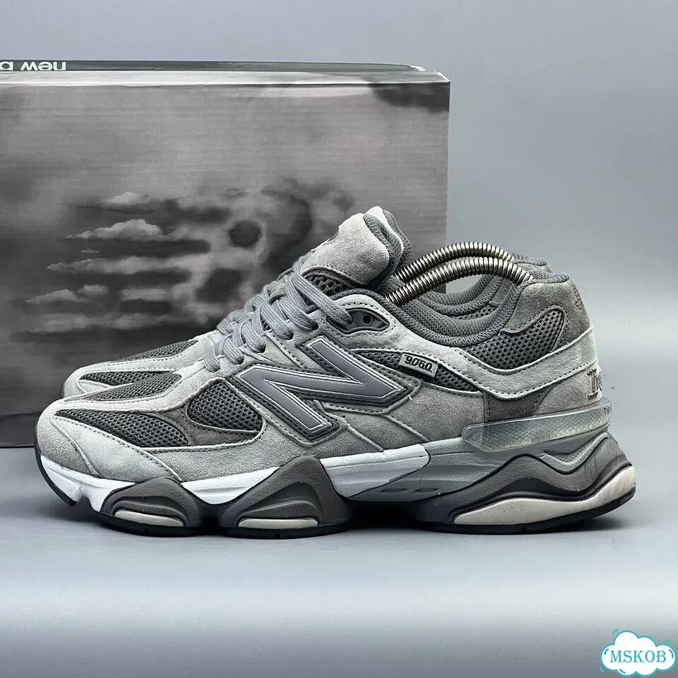 New Balance 9060 Grey White фото 8