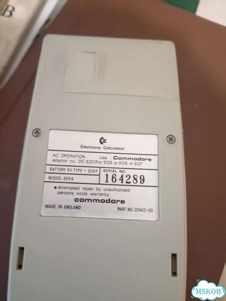 Калькулятор Commodore 899a Англия 70х б/у рабочий фото 4