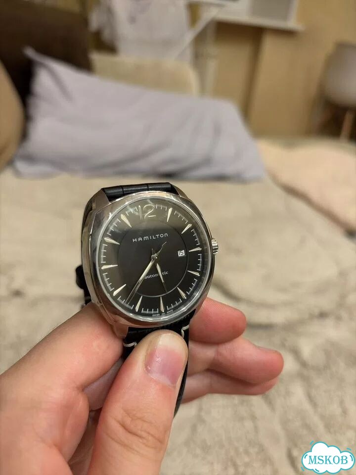 Часы Hamilton jazzmaster cushion h365150 фото 9
