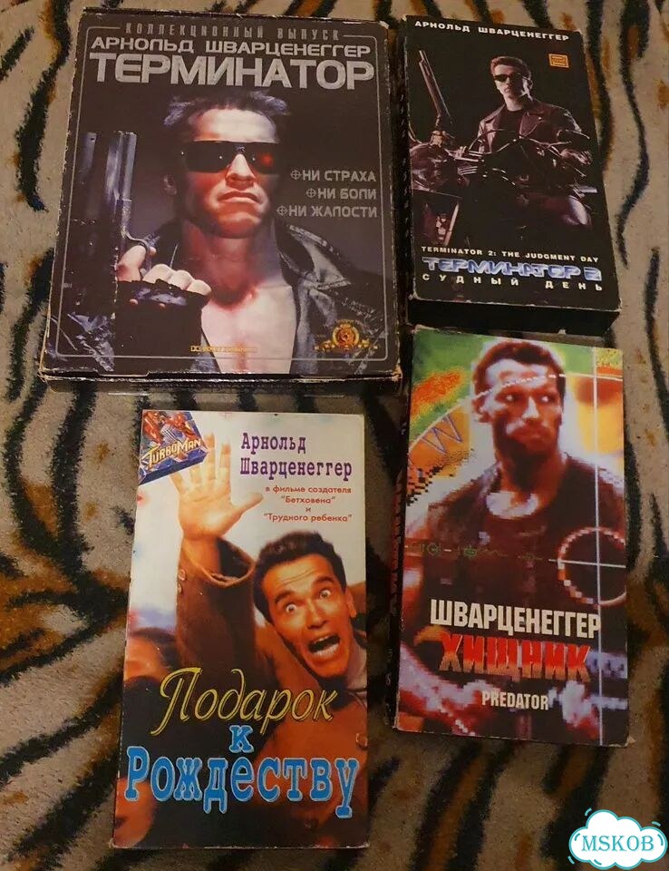 Видеокассеты с Арнольдом Шварценеггером фото 1