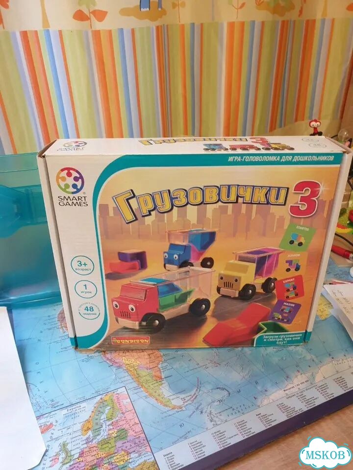 Головоломка Грузовички 3 Bondibon фото 1