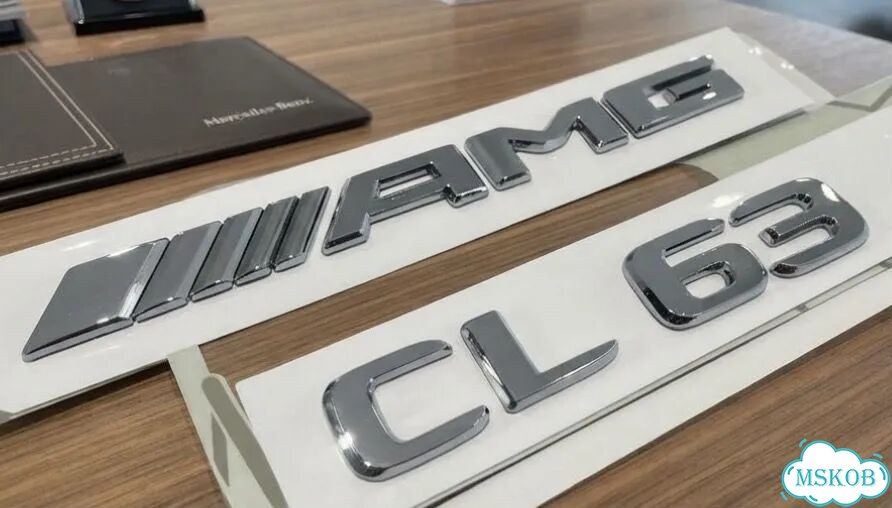 Надписи на багажник CL63 и amg фото 2