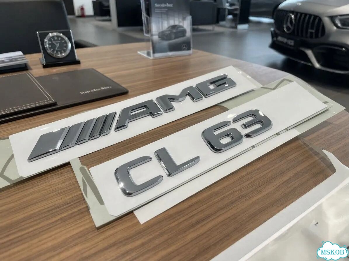 Надписи на багажник CL63 и amg фото 1