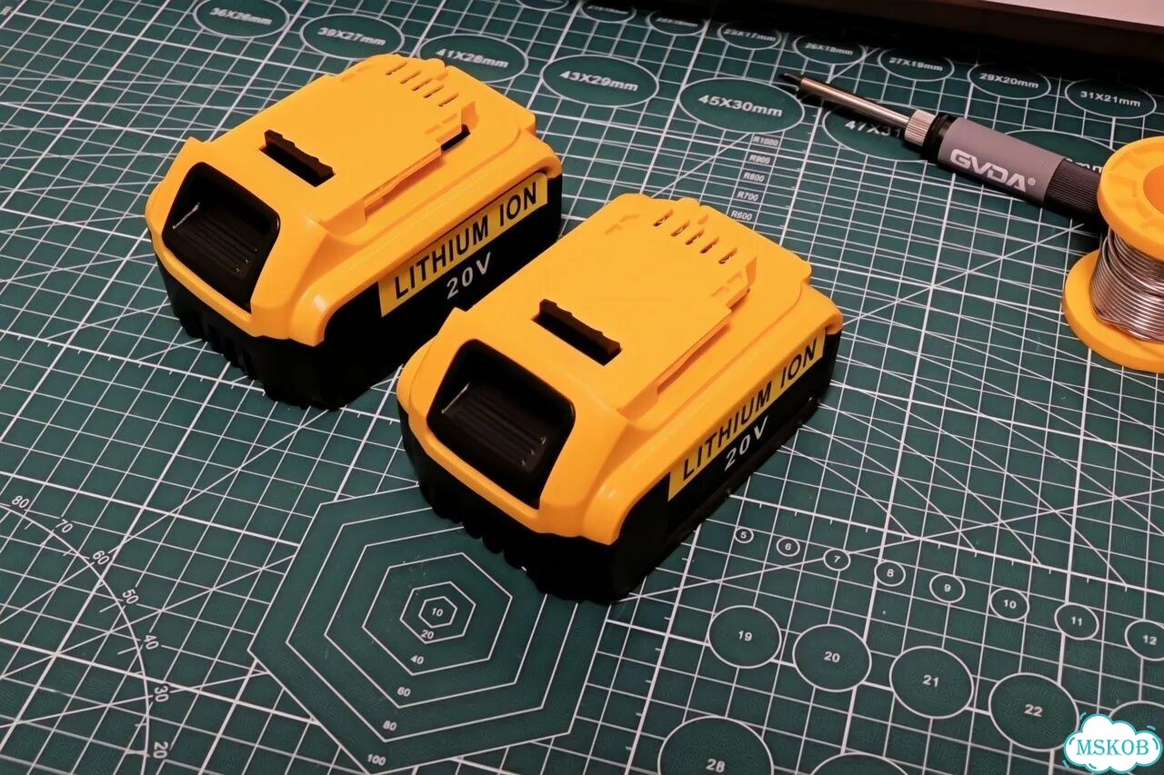 Аккумулятор Dewalt 18V 6Ah (2 штуки) фото 3
